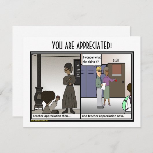 Carte Appréciation de l'enseignant (Devant / Derrière)