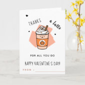 Carte Appréciation de l'enseignant Valentine's Day Merci (Fleur jaune)