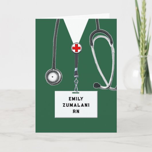 Carte Appréciation des infirmières (Devant)