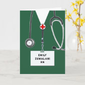 Carte Appréciation des infirmières (Fleur jaune)