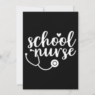 Carte Appréciation des infirmières de l'école mignonne