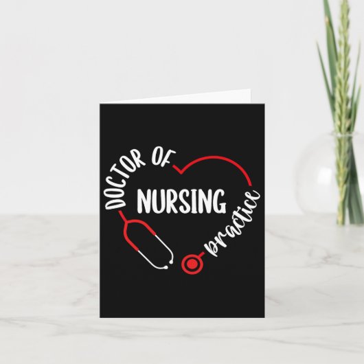 Carte Appréciation Dnp Stethoscope Dnp Nurse Essenti (Devant)