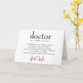 Carte Appréciation du médecin personnalisée (Fleur jaune)