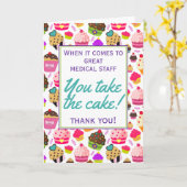 Carte Appréciation du Merci des infirmières en santé (Fleur jaune)