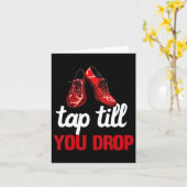 Carte Appréciation Du Professeur De Danse Tap Pour Les F (Fleur jaune)