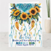 Carte appréciation du professeur empreinte de capture de (Devant)