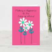 Carte Appréciation du professionnel rose (Devant)