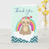 Carte Appréciation méditante de professeur de paresse (Fleur jaune)