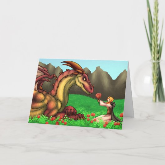 Carte Apprécier un dragon (Devant)