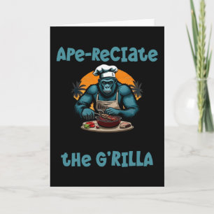 Carte Appréciez Le Jeu D'Amusement De Griller BBQ Master