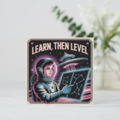 Carte Apprendre, Puis Niveler (Debout devant)
