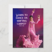 Carte Apprenez à danser sur le tapis de déménagement (Devant)