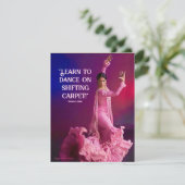 Carte Apprenez à danser sur le tapis de déménagement (Debout devant)