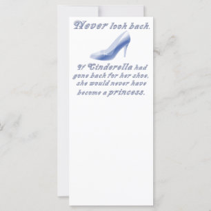 Carte Apprenez de la chaussure de Cendrillon