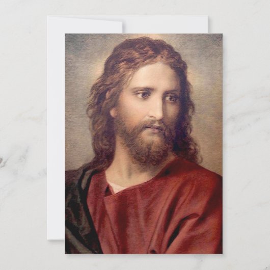 Carte Apprentissage religieux Christ, prière de Jésus (Devant)