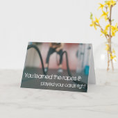 Carte Appris les cordes, félicitations pour la promotion (Fleur jaune)