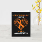 Carte Appuyer mon oncle RSD Mois de sensibilisation aux  (Fleur jaune)