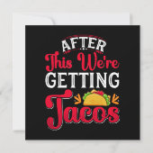 Carte Après ça, on va manger des tacos (Dos)
