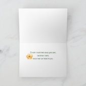 Carte Après la commotion cérébrale de vous Fleurs (Intérieur)