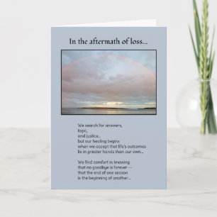Carte Après la perte...