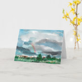 Carte Après la pluie (Fleur jaune)