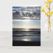 Carte Après-midi à la plage (Fleur jaune)