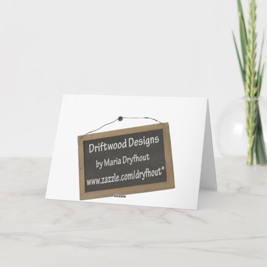 Carte Après-midi d'automne (Dos)