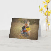 Carte Après-midi d'automne (Fleur jaune)