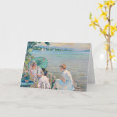 Carte Après-midi d'été au lac | Edward Cucuel (Fleur jaune)