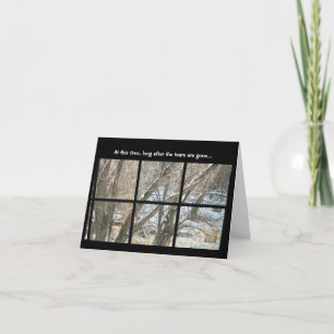 Carte Après que les larmes sont parties sympathie