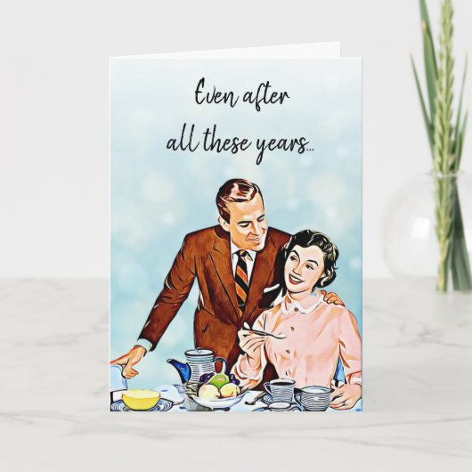 Carte Après toutes ces années La Saint-Valentin rétro (Devant)