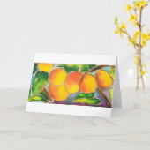 CARTE APRICOT CHEER SERIE STATIONNAIRE (Fleur jaune)
