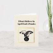 Carte April Fool's Card Without Pranks (Devant)