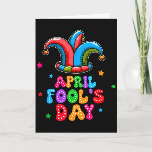 Carte April Fool's Day April 1st Prank Joke Funny Gift (Devant)