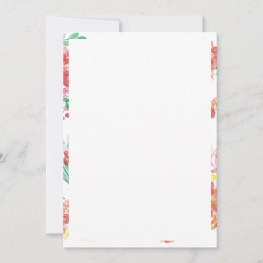 Carte Aqua fleur (Devant)