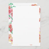 Carte Aqua fleur (Devant / Derrière)