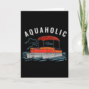 Carte Aquaholique Jeu de mots - Amoureux drôle du lac Po