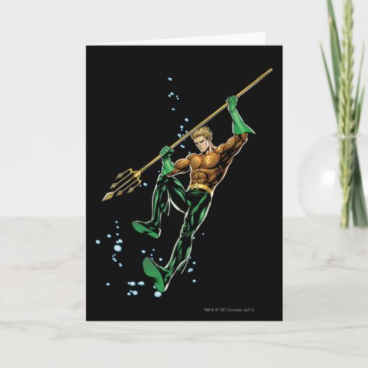 Carte Aquaman avec Spear (Devant)