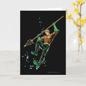 Carte Aquaman avec Spear (Fleur jaune)
