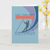 Carte Aquaman| Laissez La Mer Vous Libérer (Fleur jaune)