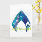 Carte Aquaman | Logo Aquaman modifié (Fleur jaune)