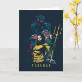 Carte Aquaman | Orin, Mera et Black Manta Graphic (Fleur jaune)