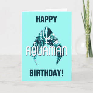 Carte Aquaman   Orin, Mera, Orm & Manta Noir En Symbole
