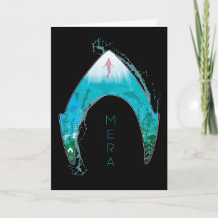 Carte Aquaman   Voir par Mera Symbole Ocean Graphic