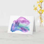 Carte Aquarelle (Fleur jaune)