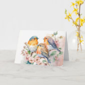 Carte Aquarelle (Fleur jaune)