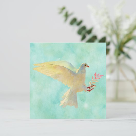 Carte Aquarelle (Debout devant)