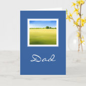 Carte Aquarelle acrylique 'Open Space' (Fleur jaune)