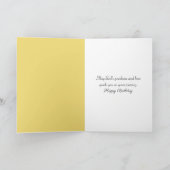 Carte Aquarelle Anniversaire Arc-en-ciel sur la prairie (Intérieur)