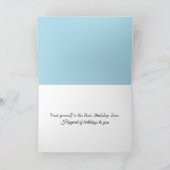 Carte Aquarelle Anniversaire Crème glacée cône (Intérieur)